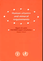Human Vitamin and Mineral Requirements