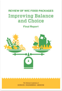 Review of WIC Food Packages: Improving Balance and Choice. Final Report